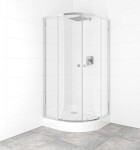 SAT - Set sprchovacieho kúta a vaničky, štvrťkruh 90x90 cm Multi Basic SIKOBKMUS90CRT SIKOBKMUS90CRT