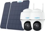 Reolink Reolink 2x B420 Battery-WiFi + 2x Solarpanel weiß