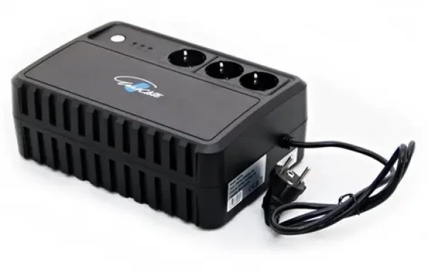 Eurocase EA200Pro+ / UPS / 600 VA / 360 W / pure sine wave / 3x zásuvka Schuko (EA200PRO+ 600VA)