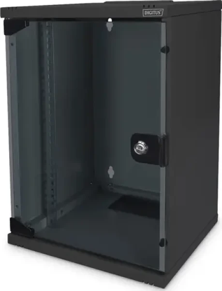 Digitus DN-10-SET-2-B čierna / Nástenná sieťová skriňa / 10" / 9U / 312x300 mm / IP20 (DN-10-SET-2-B)
