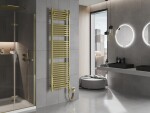 MEXEN/S - Hades radiátor + vykurovacia tyč 1800 x 500 mm, 900 W, zlatá W104-1800-500-2900-50