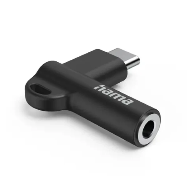HAMA audio adaptér USB-C na jack 3,5 mm / aktívny / kompaktný (201701)