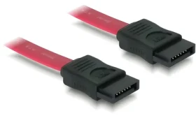 DeLock SATA II červená / SATA kábel / SATA - SATA / 0,3 m (84247)