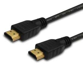 CL-200 čierny / Kábel HDMI / 15 m / High Speed with Ethernet / pozlátené konektory / M/M (SAVKABELCL-200)