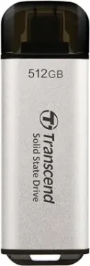 Transcend ESD300S Externý SDD 512GB šedá / USB-C 3.2 Gen 2 / R: 1050MBs / W: 950MBs (TS512GESD300S)