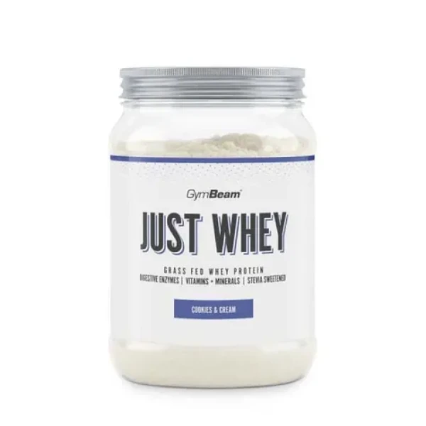 Just Whey Grass-Fed Protein - GymBeam (cookies cream, 500 g) (28324-37-500g-cookies&cream-01)