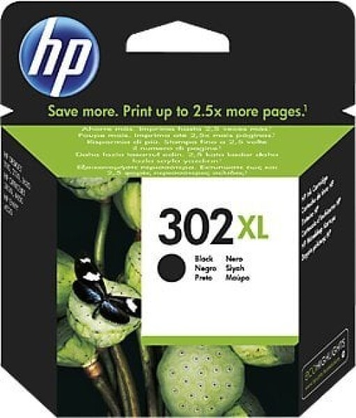 HP HP 302XL High Yield Juodas Ink Cartridge, 480 pages, for HP Officejet 3830,3834,4650, Deskjet 2130,3630,1010, Envy 4520