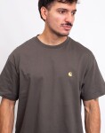 Carhartt WIP S/S Chase T-Shirt Shungite/Gold XL