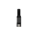 Rolling square inCharge PRO Kábel USB-A (M) - Lightning (M) čierna / magnetický (7640170469219)