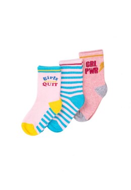 Dievčenské ponožky 3pack, Minoti, KG SOCK 28, dievča - 152/164 | 12/14let