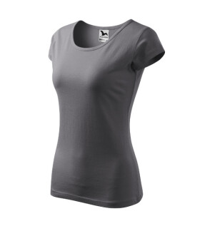 Pure T-shirt dámske oceľovo šedé M