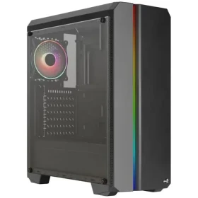 AeroCool Genesis ARGB čierna / ATX / 2x USB-A 3.0 / 2x USB-A 2.0 / 1x 120mm / bez zdroja / priehľadná bočnica (ACCM-PV40112.11)