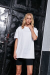 Build your Brand BY 149 Dámske tričko Oversize Boyfriend 56.0149 biele white M