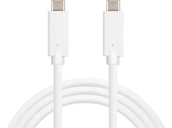 Sandberg USB-C kábel 1 m biela / až 100W (136-22)