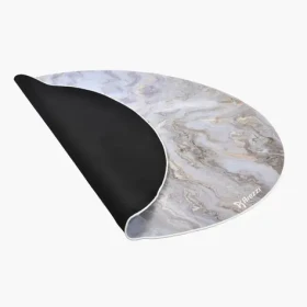 Arozzi ZONA Round Floor Pad White Marble / Ochranná podložka na podlahu / okrúhla / design White Marble (AZ-ZONA-PAD-WTM)