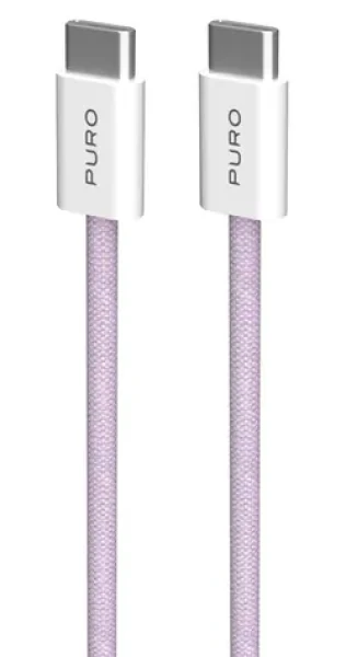 Puro Fabrik FABK4 coraltastic / Kábel USB-C na USB-C / 60 W / 1,5 m