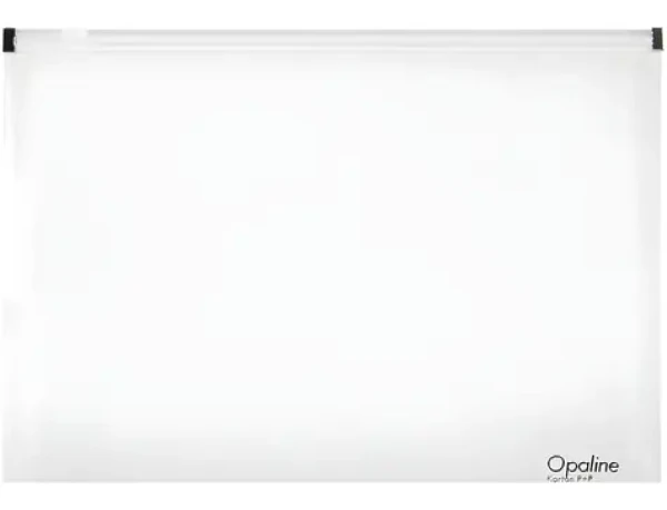 KARTON P+P Opaline A5 číra / Dosky / Zip zatváranie / PP / Transparentné (2-406)