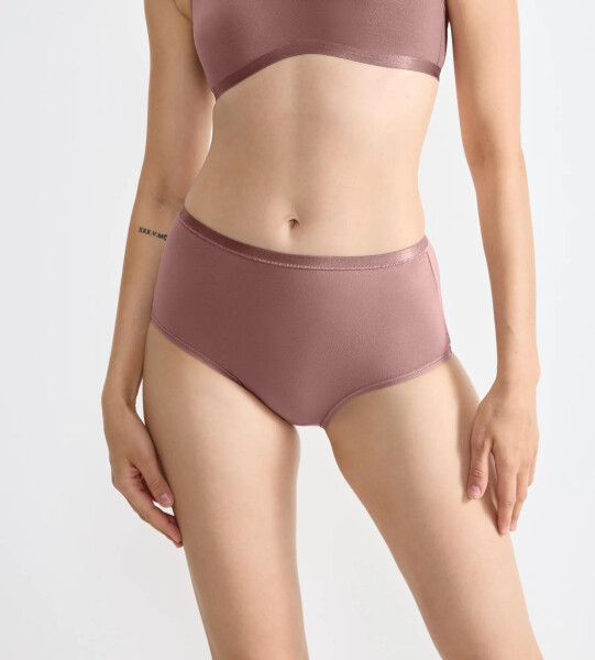 Sloggi GO Daily Cotton - 3× vysoké nohavičky z brúsenej organickej bavlny Sloggi CACAO XXL