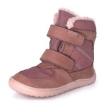 Dievčenské zimné barefoot topánky PRO-tex LORA OLD PINK - 25