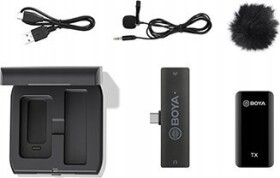 Boya Boya BY-XM6-K5 - 2.4GHz Dual-channel Wireless Microphone Type-C devices 1+1 w/ charging box