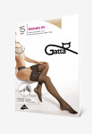 Pančuchy Gatta Michelle wz.03 15 den 1-4 nero 3/4-M/L