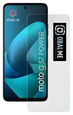 Obal:Me Motorola G57 Power číra / Tvrdené sklo / 2.5D (57983130197)