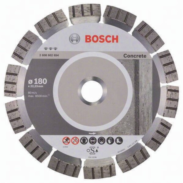 Bosch Accessories 2608602654 Bosch Power Tools diamantový rezný kotúč Priemer 180 mm 1 ks; 2608602654