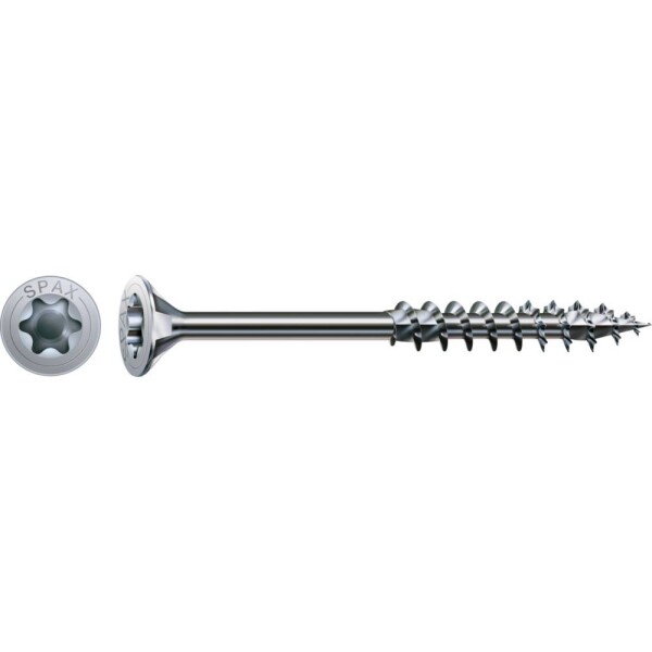 SPAX SPAX Seko-T-Tg 191010801805 skrutka do dreva 8 mm 180 mm Torx, vnútorná korunka šesťhranná ocel glavanizované zinkom 50 ks; 0191010801805