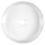 SAPHO - FIASTRA keramické umývadlo na dosku, priemer 40cm, biela FT801