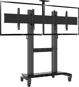 NoName Vivolink VLFS4065X2 držiak / stojak do monitorów 165,1 cm (65") Podłoga Čierny