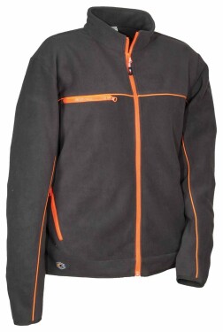 Pracovná mikina Cofra ASYMA Farba: Antracitová/Oranžová, Veľkosť: 3XL (CAASYMA_04_3XL)