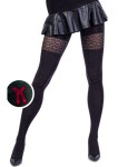 Knittex pančuchy 22508 Peri 50 den 5XL-6XL nero-bordo 5-XL
