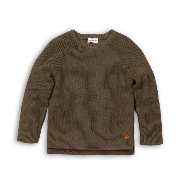 Sveter chlapčenský, Minoti, BRO 6, khaki - 68/80 | 6-12m