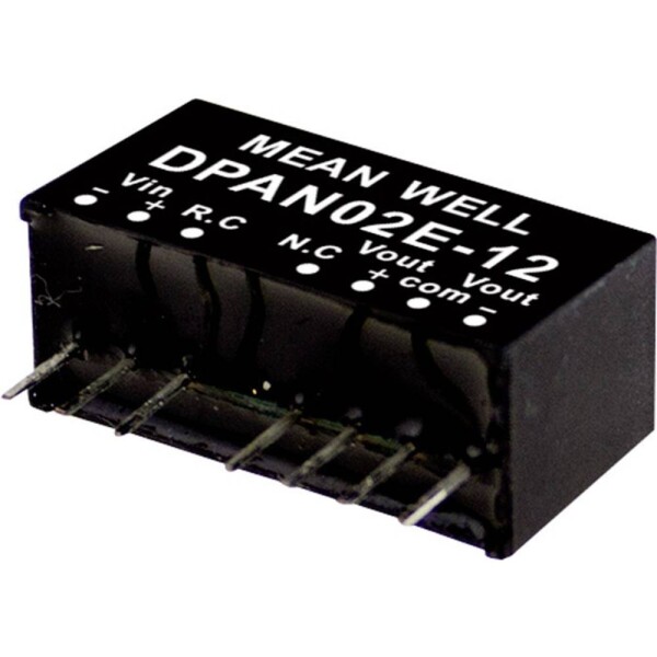 MEAN WELL DPAN02B-05 DC / DC menič napätia, modul 200 mA 2 W Počet výstupov: 2 x; DPAN02B-05