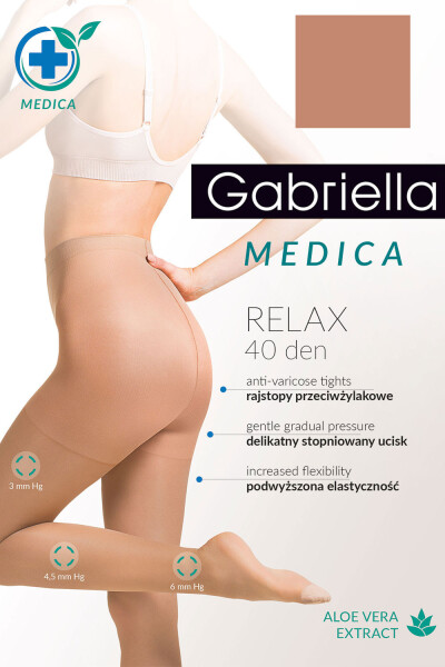 Gabriella Medica Relax 40 DEN Code 111 kolor:gazela