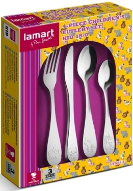 Lamart Kid Sada detských príborov 4ks / nerez (8590669298327)