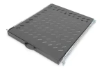 Digitus 19” čierna / Výsuvná polica / 1U / nosnosť 25 kg / 465 × 525 × 30 mm (DN-19 TRAY-2-800SW)