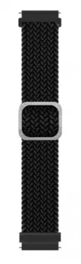 Aligator Textilný remienok 22mm čierny (22AW0012)