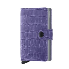 Kožená mini peňaženka Secrid Miniwallet Cleo Lavender