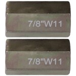 Sada závitových adaptérov 7/8"x11G, 2 ks KS Tools 460.1781; 460.1781