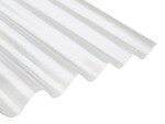 Sklolaminátová vlnitá doska Guttapral PES - 2000 × 950 mm – 1,9 m² (číra)