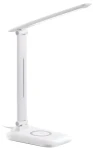 Immax LUMI biela / LED stolná lampička / Qi nabíjanie / 7W / 300lm / DC 12V / 2A / stmievateľná (09107L)