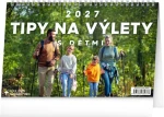 NOTIQUE Tipy na výlety s deťmi 2027 / Stolný kalendár / 23,1 x 14,5 cm