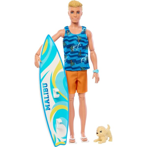 Barbie Ken Surfer s doplnkami