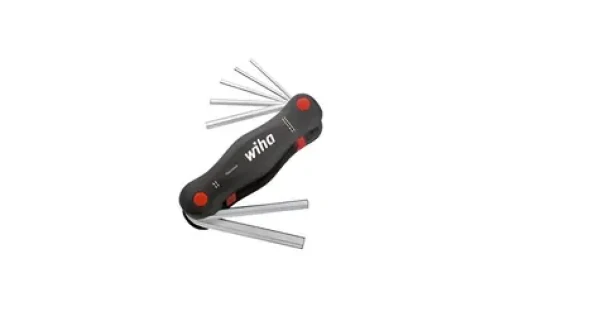 Wiha PocketStar 23040 čierna / Multitool / 7 dielov / vnútorné šesťhran 2-8 mm (23040)