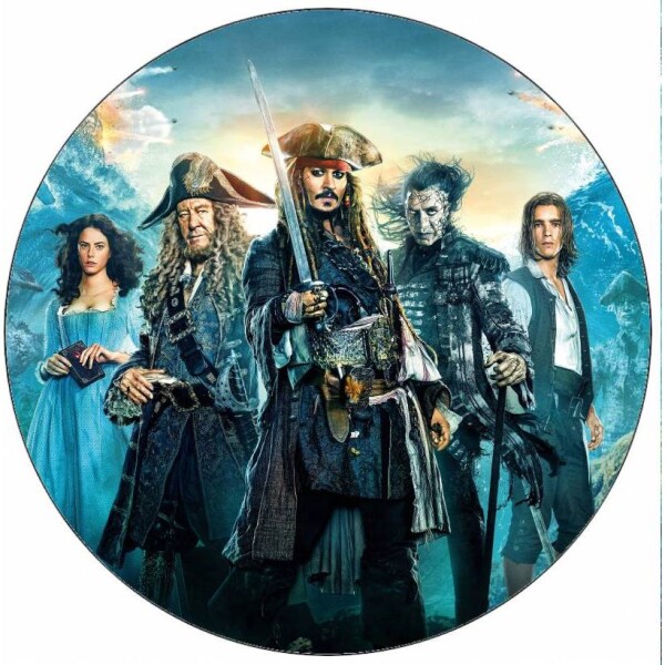 Jedlý papier Jack Sparrow piráti 19,5 cm - Pictu Hap - Pictu Hap