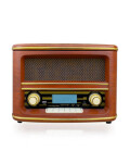 Orava RR-71 hnedá / Retro rádio / 4W / CD / AM / FM / AUX / Bluetooth / USB (RR-71)