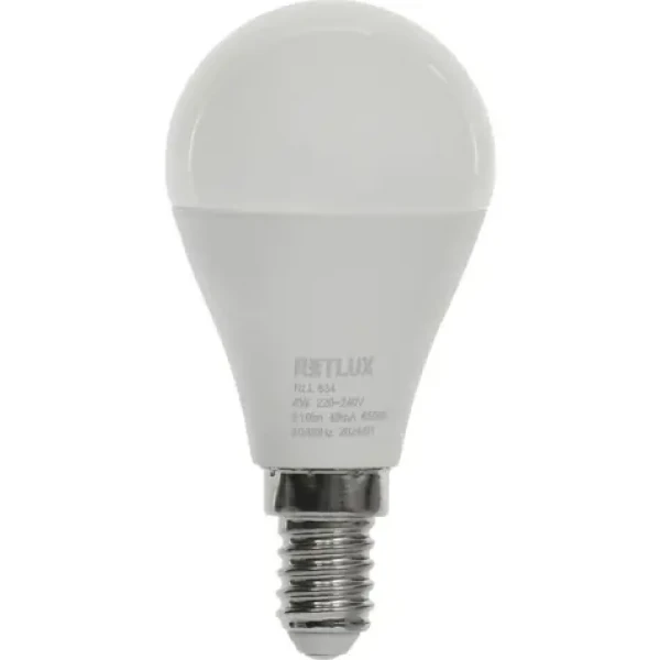 Retlux RLL 634 G45 E14 mini Globe 6W / 810 lm / 6500K - denná biela / D (8590669364589)
