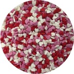 Cukrové zdobenie srdiečka, mix, 80 g - I LOVE CAKES