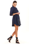 Infinite You Dress M200 Navy Blue M